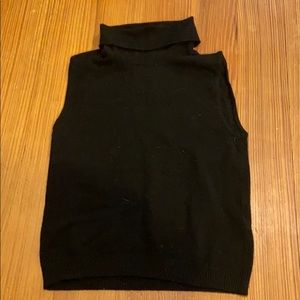 nwot brandy melville black turtleneck tank top